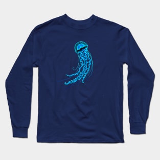 Pixel Jellyfish Long Sleeve T-Shirt
